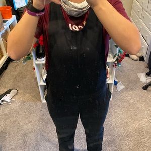 Hurley women’s black overalls